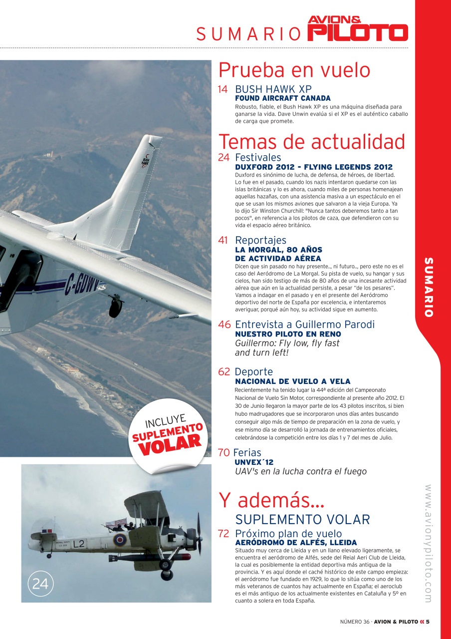 Revista Avion & Piloto Preview Pages