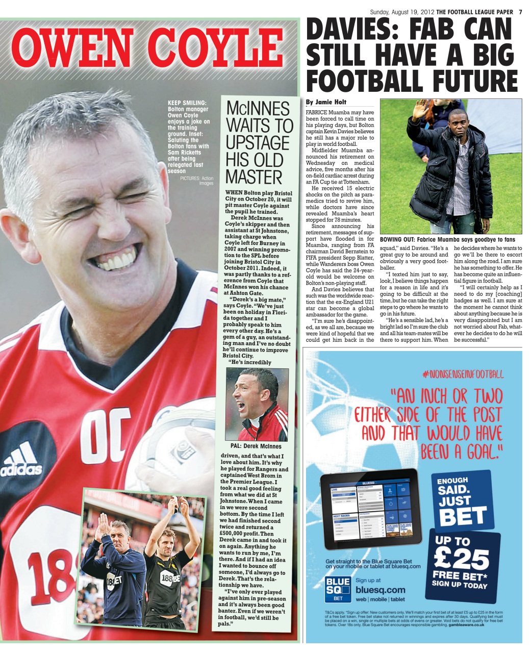The Football League Paper Preview Pages