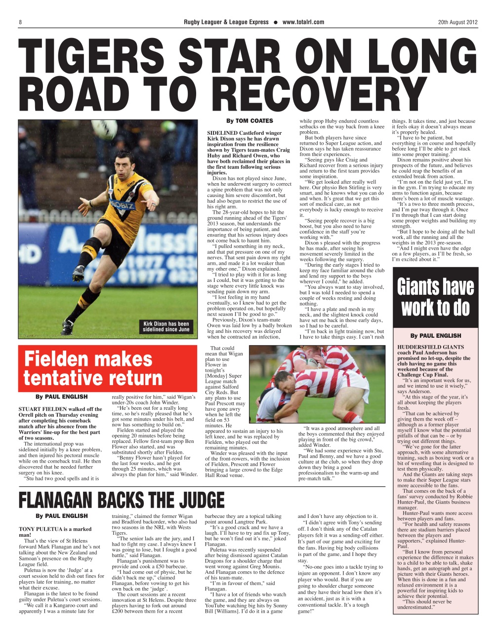 League Express Preview Pages