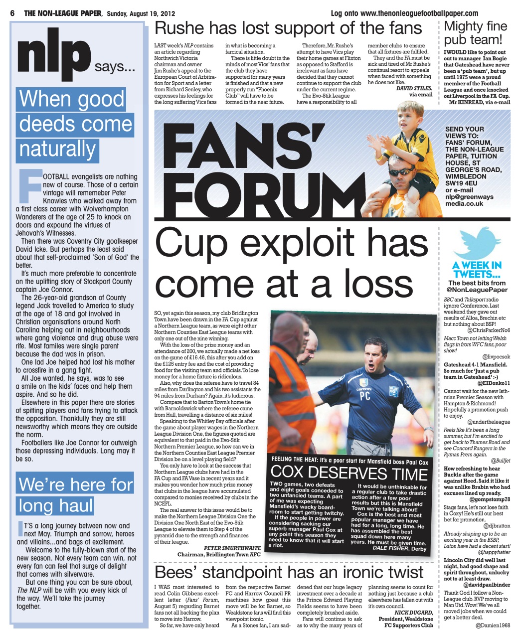 The Non-League Football Paper Preview Pages