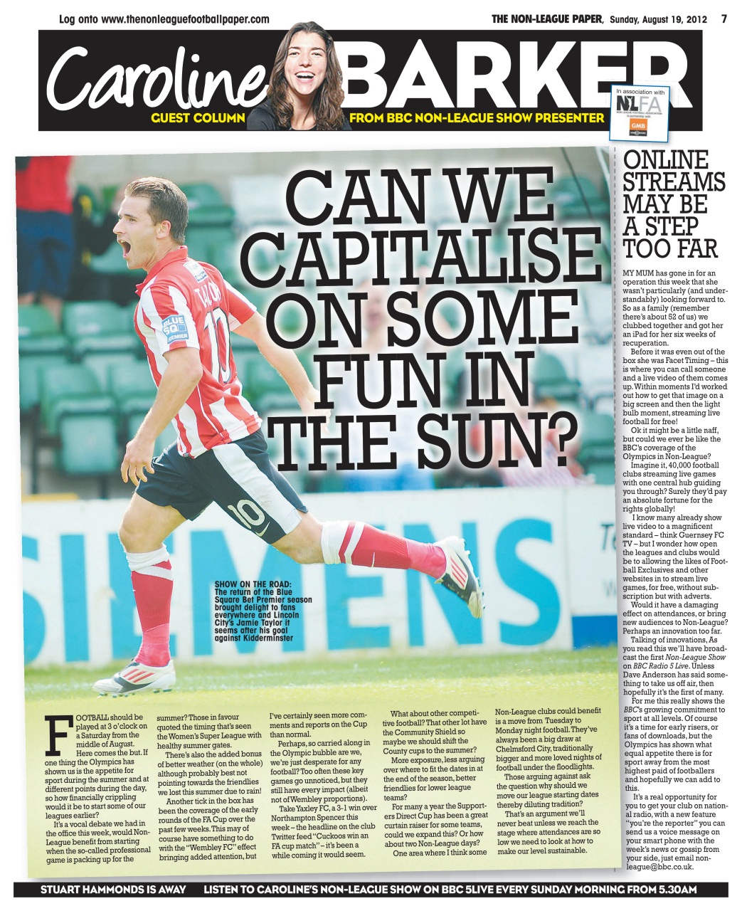 The Non-League Football Paper Preview Pages