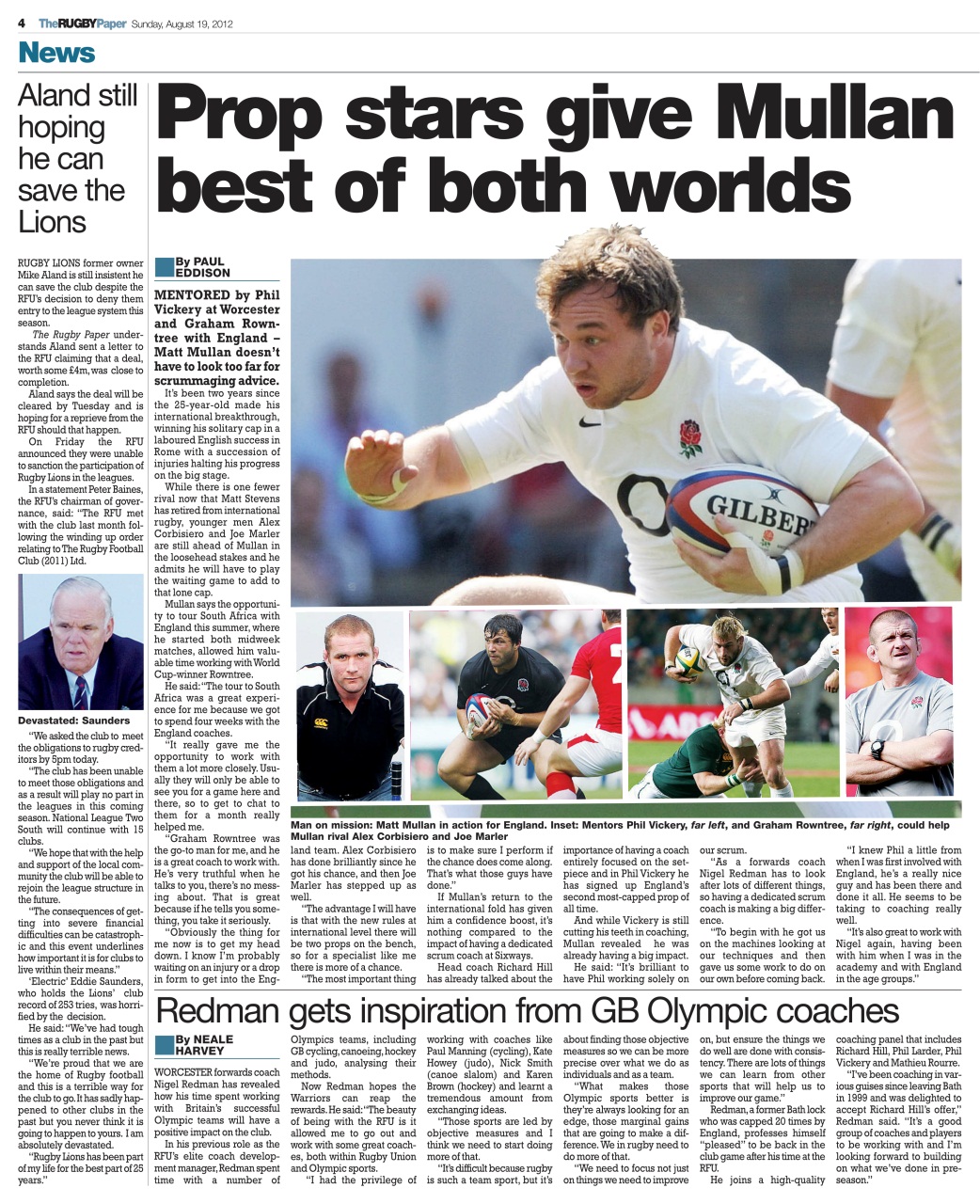 The Rugby Paper Preview Pages