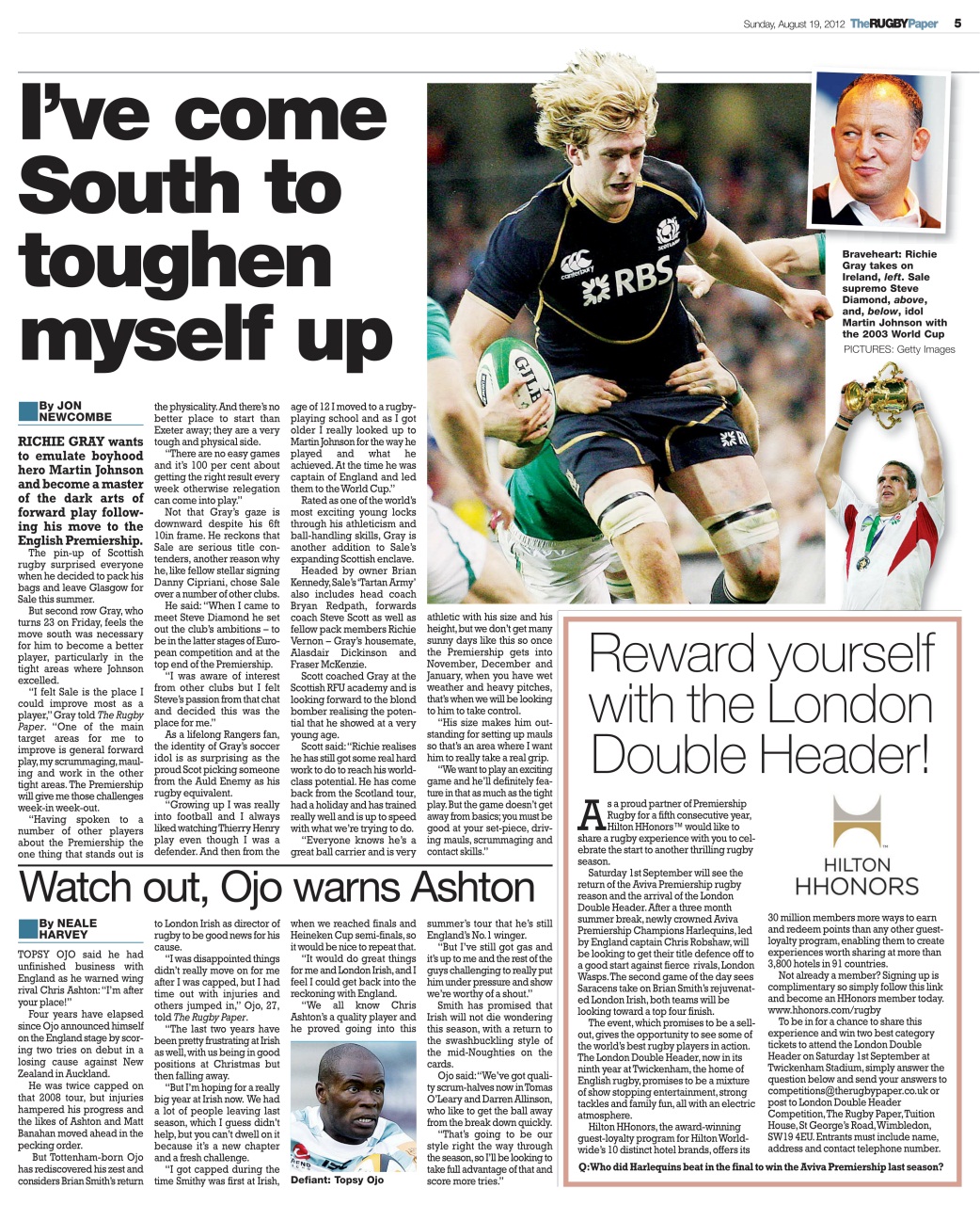 The Rugby Paper Preview Pages