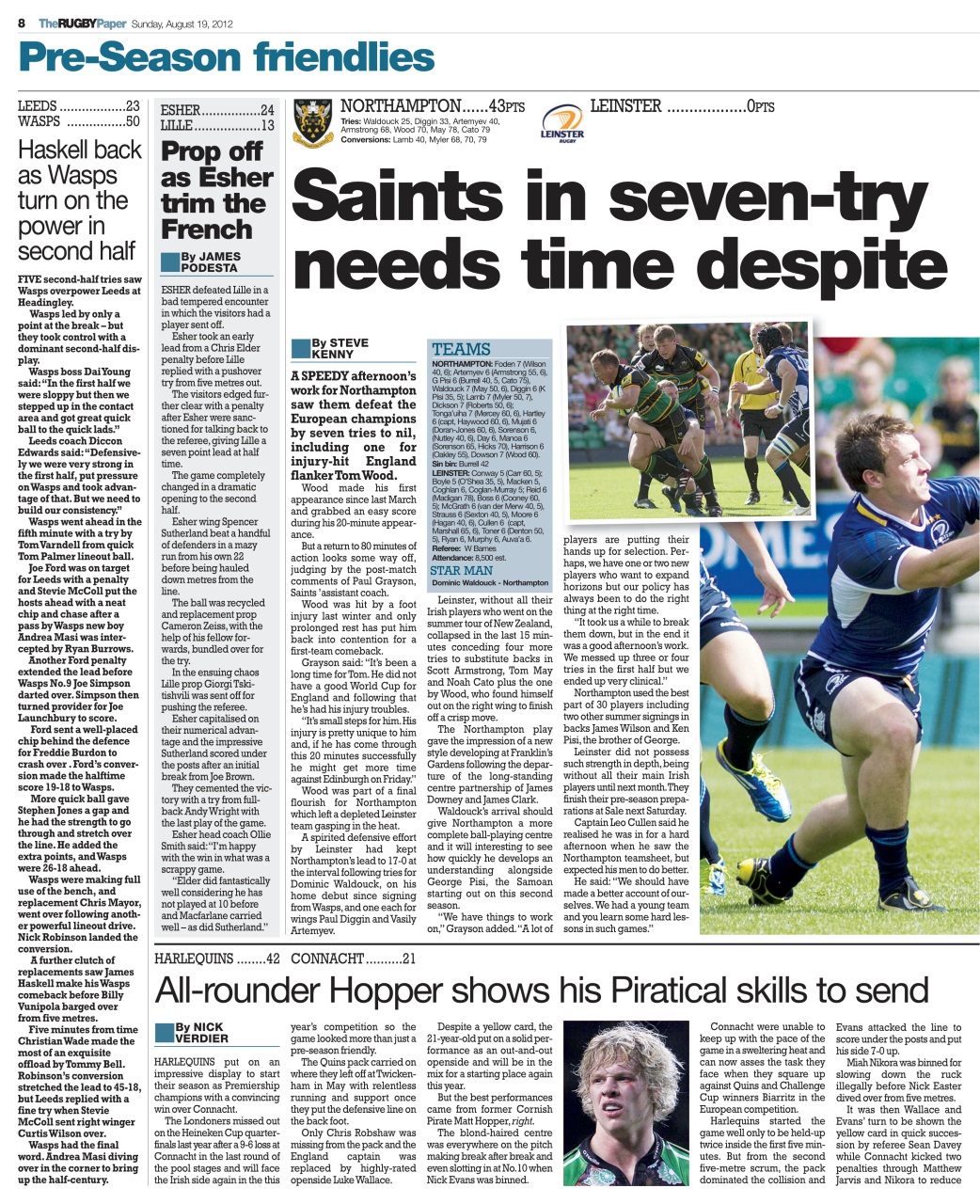 The Rugby Paper Preview Pages