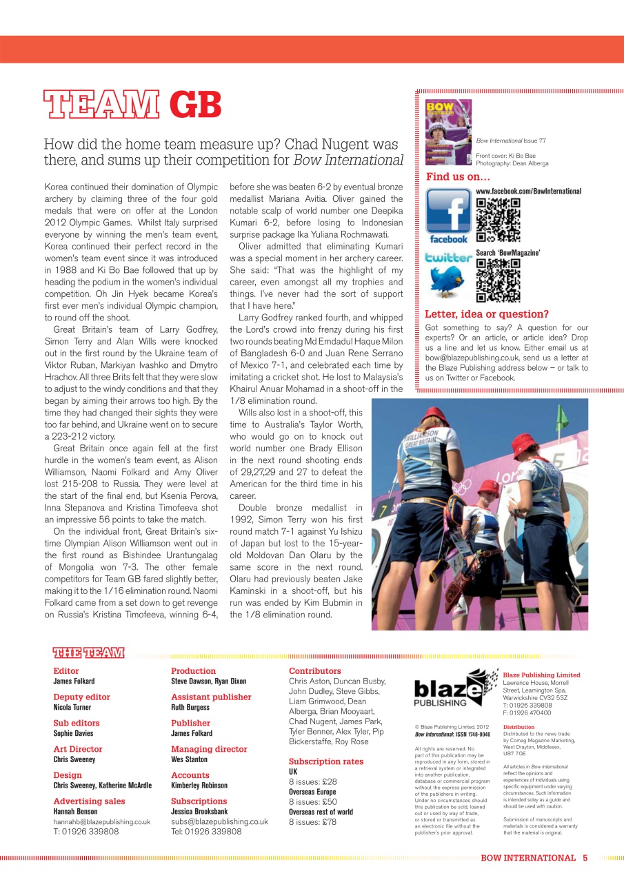 Bow International Preview Pages