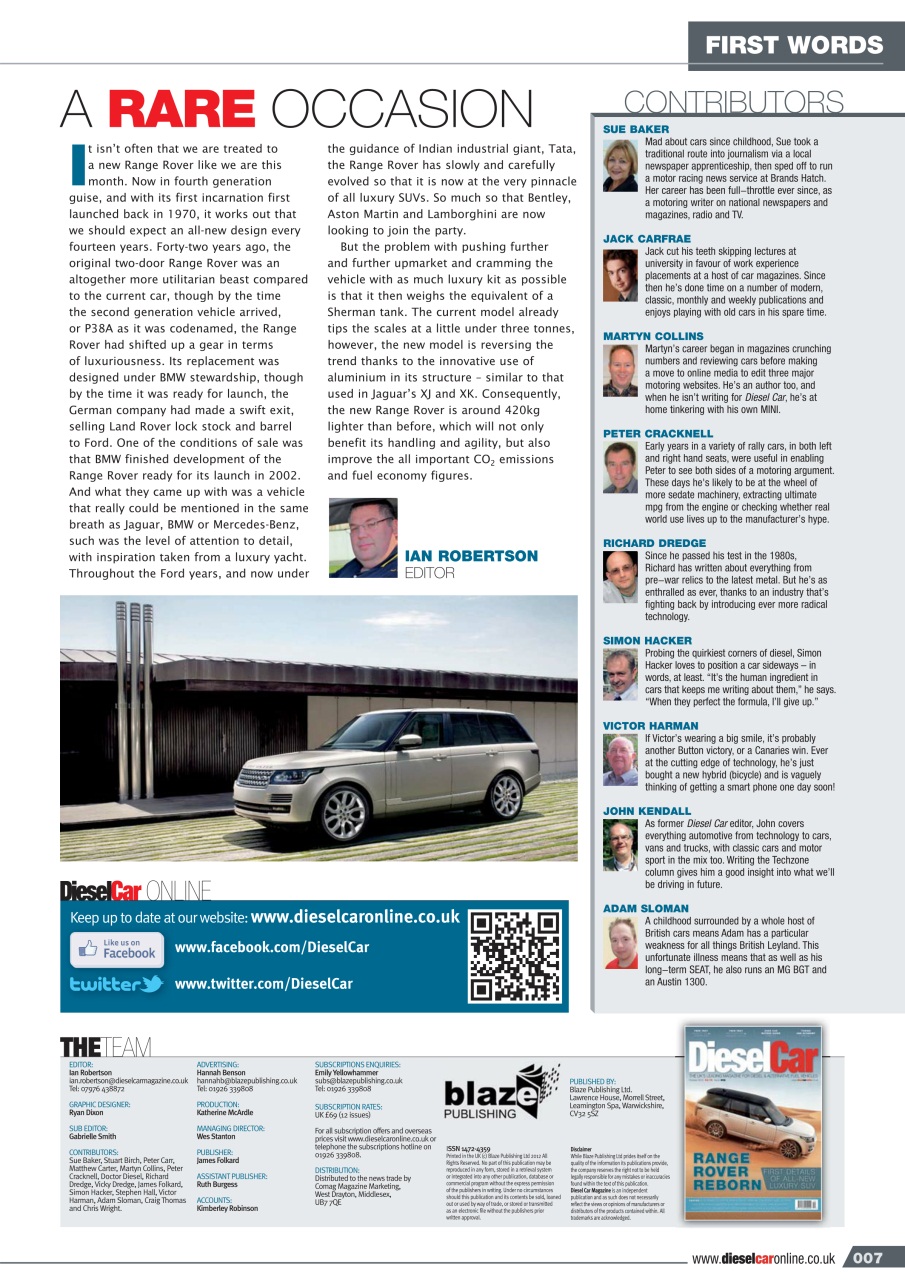 Diesel&EcoCar Magazine Preview Pages