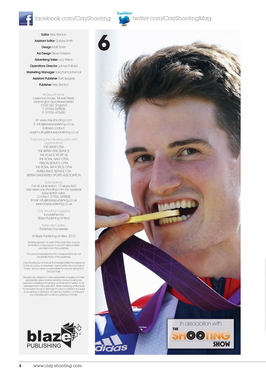 Clay Shooting Preview Pages