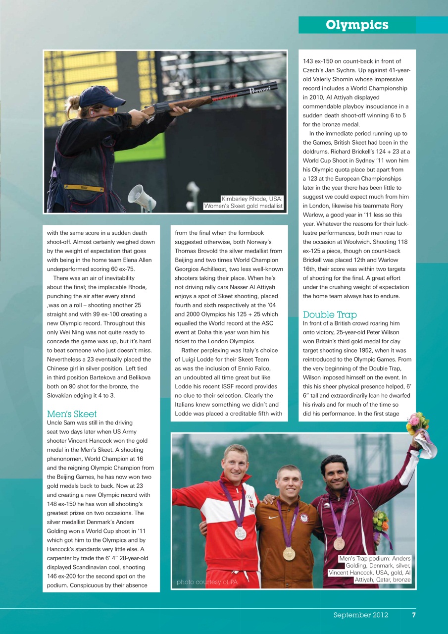 Clay Shooting Preview Pages
