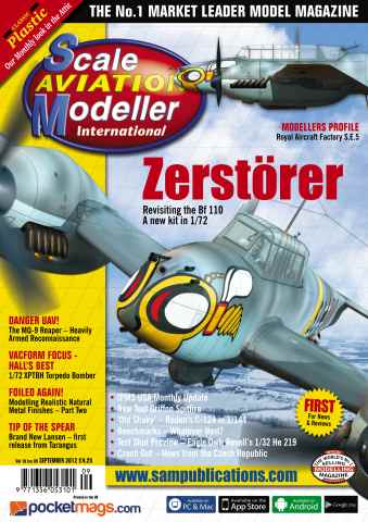 Scale Aviation and Military Modeller International (A) issue SAMI Vol 18 Iss 09 Sept 2012