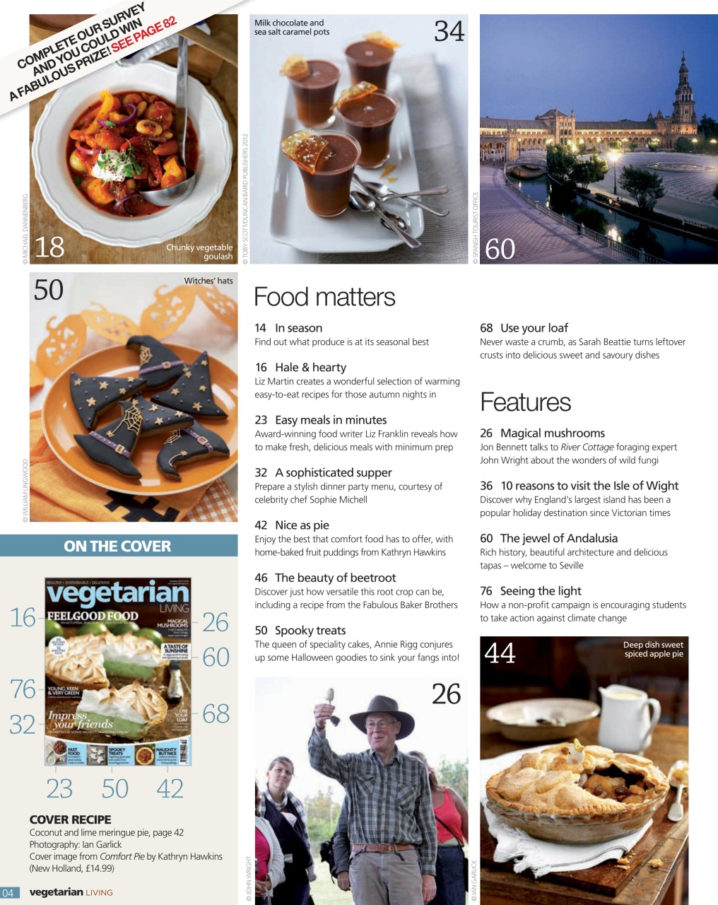 Vegetarian Living Preview Pages