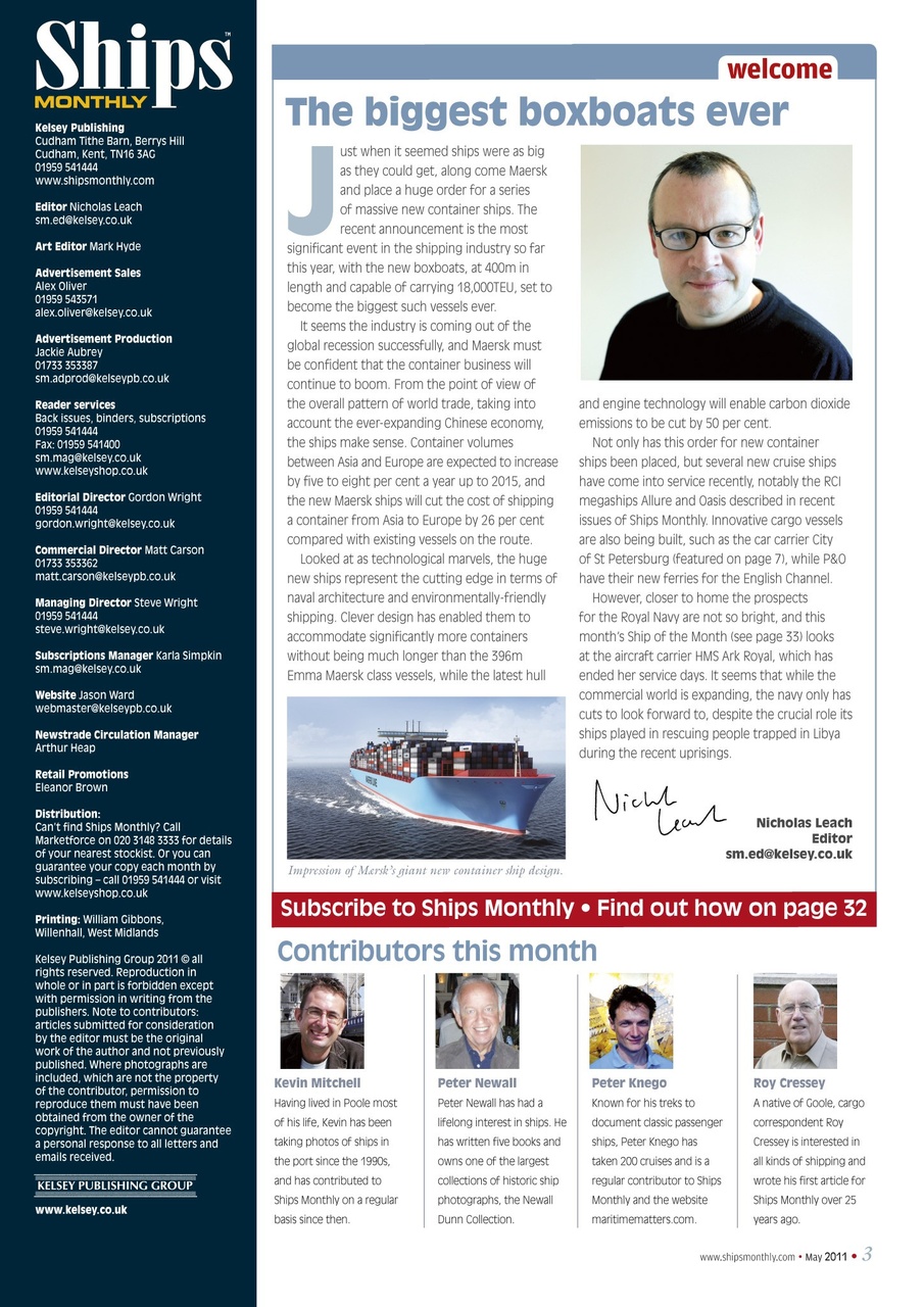 Ships Monthly Preview Pages