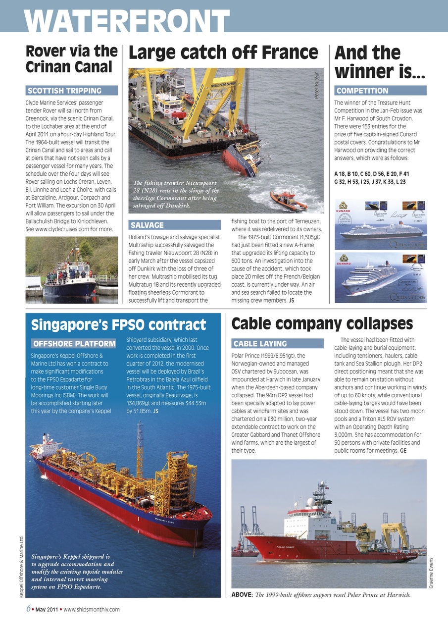 Ships Monthly Preview Pages