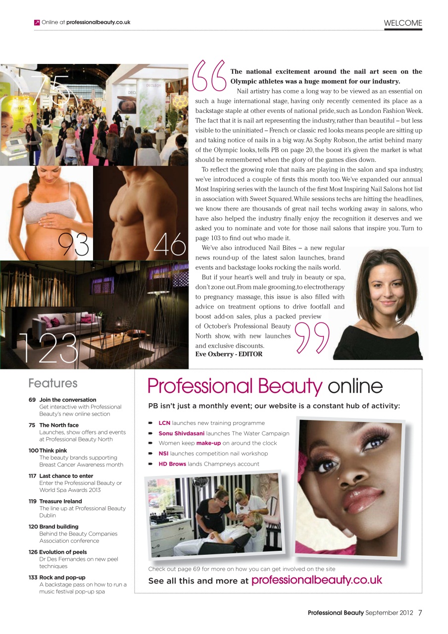 Professional Beauty Preview Pages