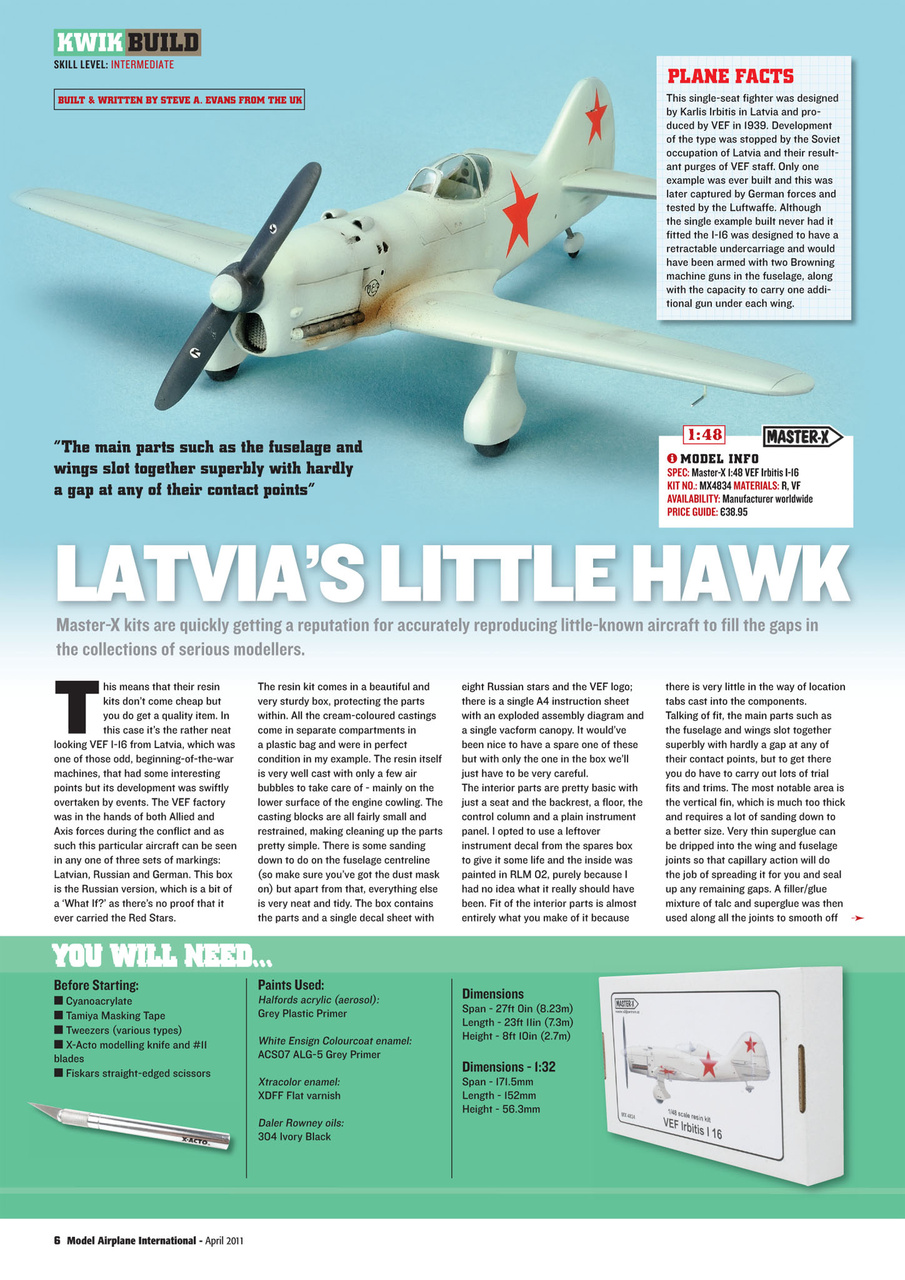 Model Airplane International Preview Pages