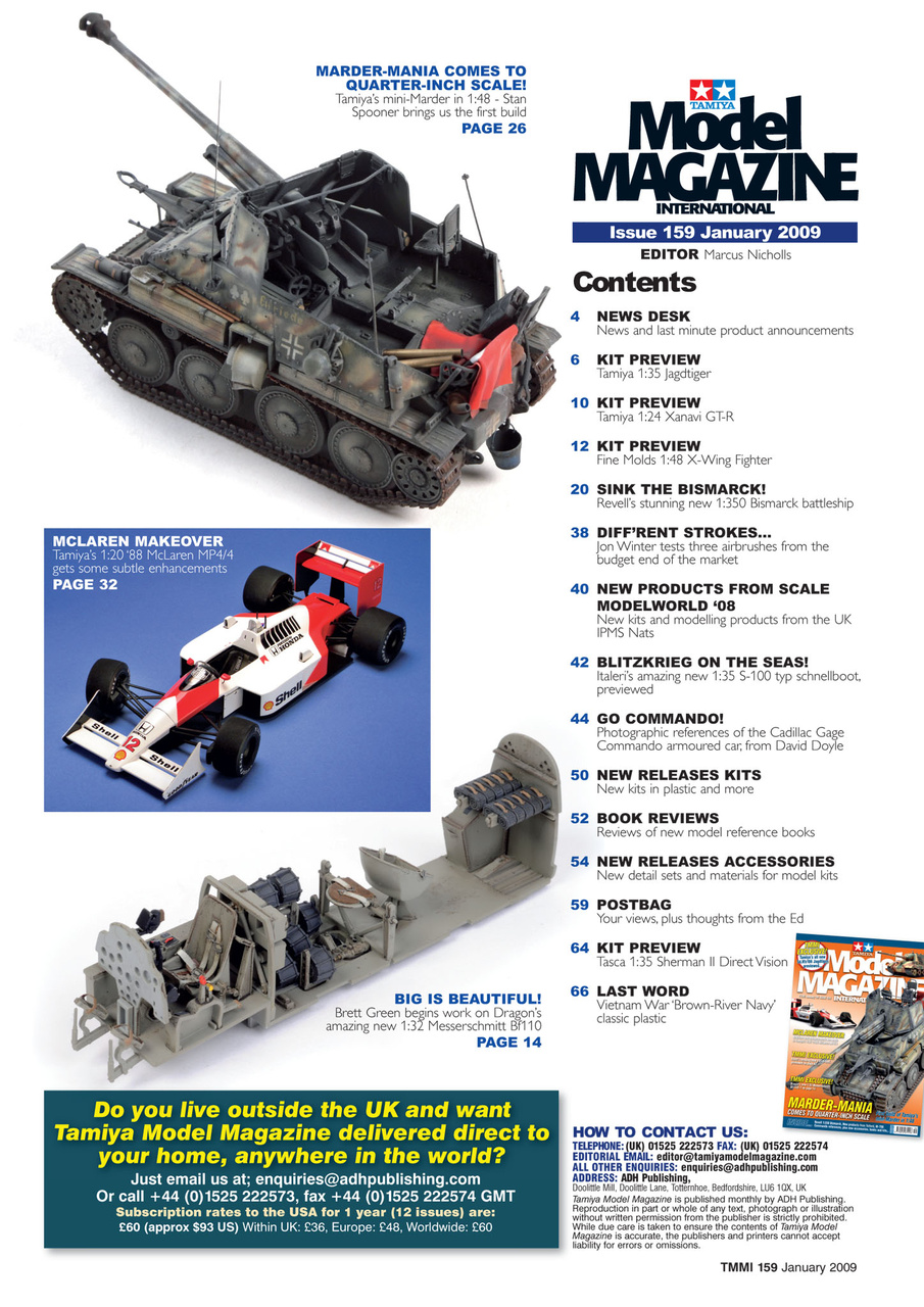 Tamiya Model Magazine Preview Pages
