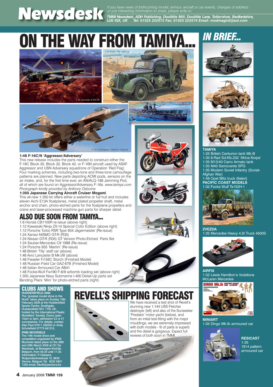 Tamiya Model Magazine Preview Pages
