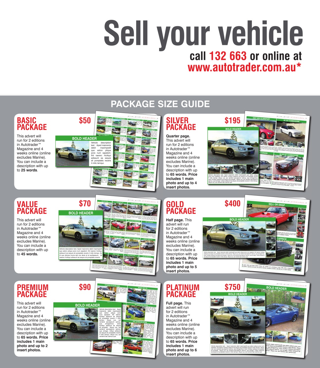 AutoTrader Preview Pages