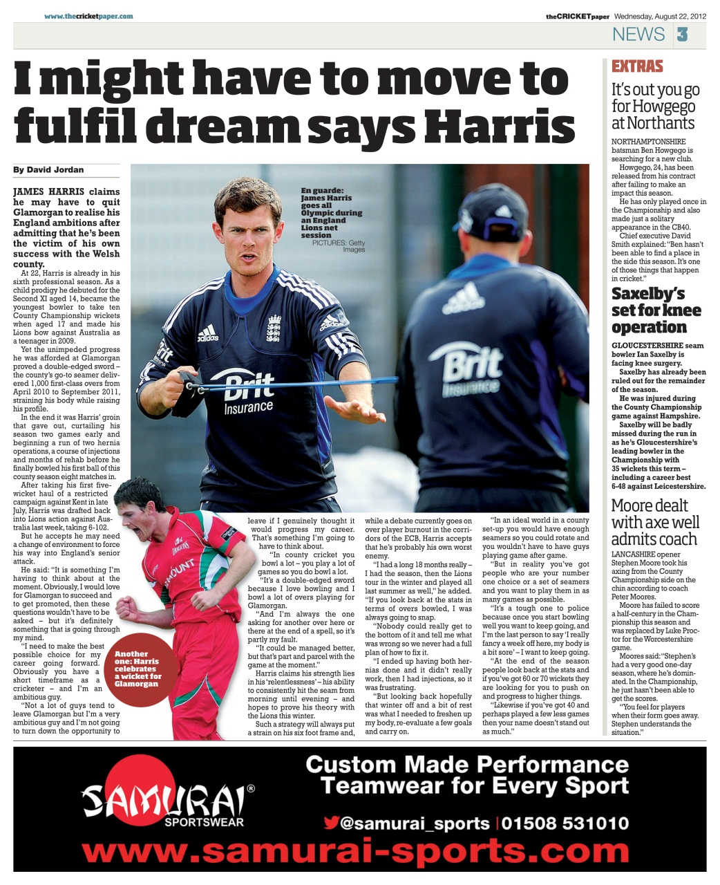 The Cricket Paper Preview Pages