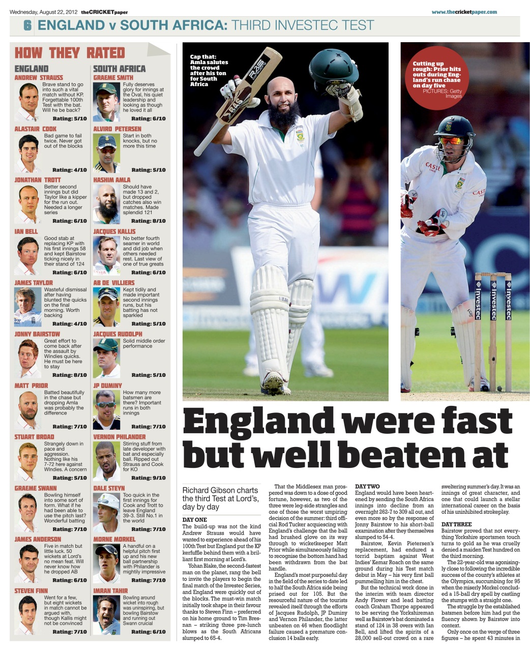 The Cricket Paper Preview Pages