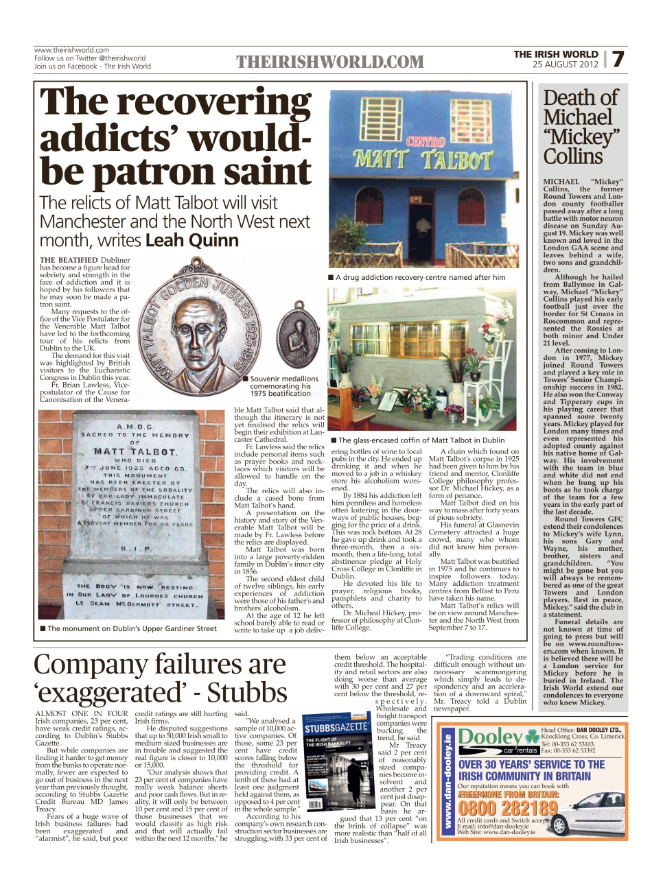 Irish World Preview Pages