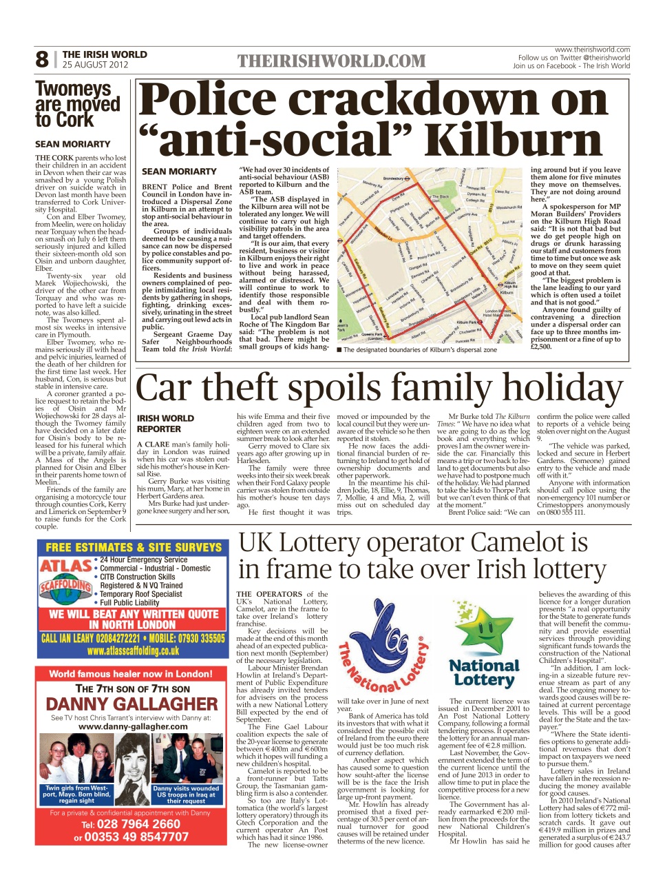 Irish World Preview Pages
