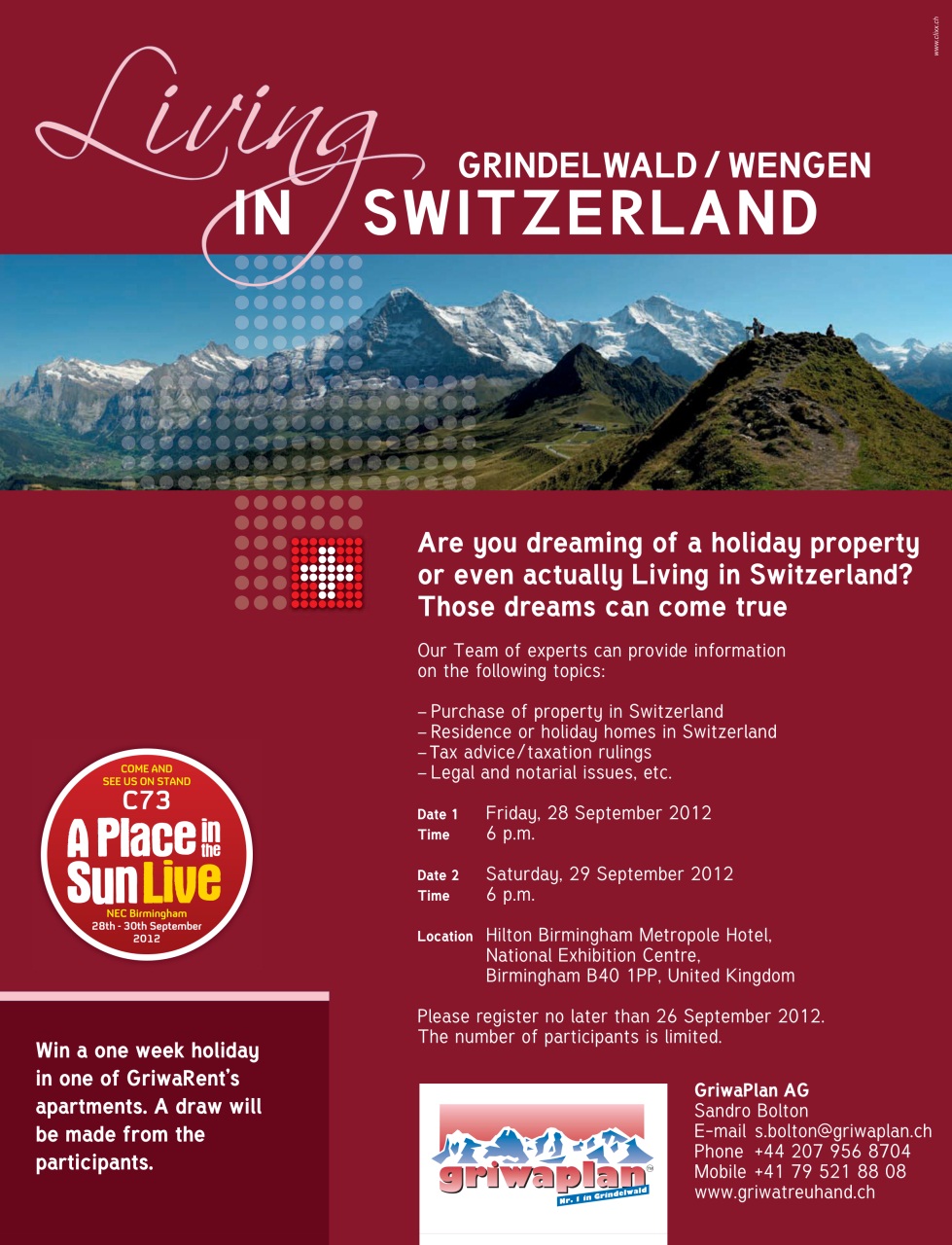 A Place in the Sun Magazine Preview Pages