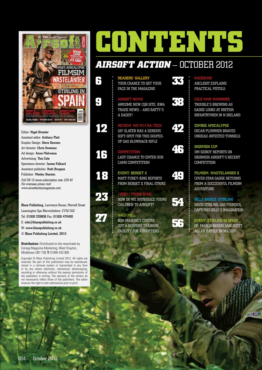 Airsoft Action Preview Pages