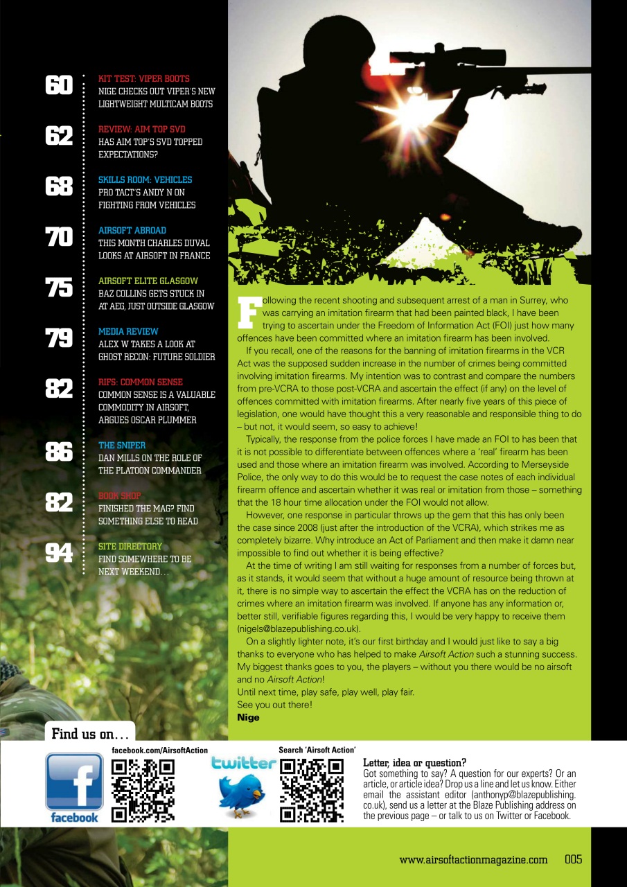 Airsoft Action Preview Pages
