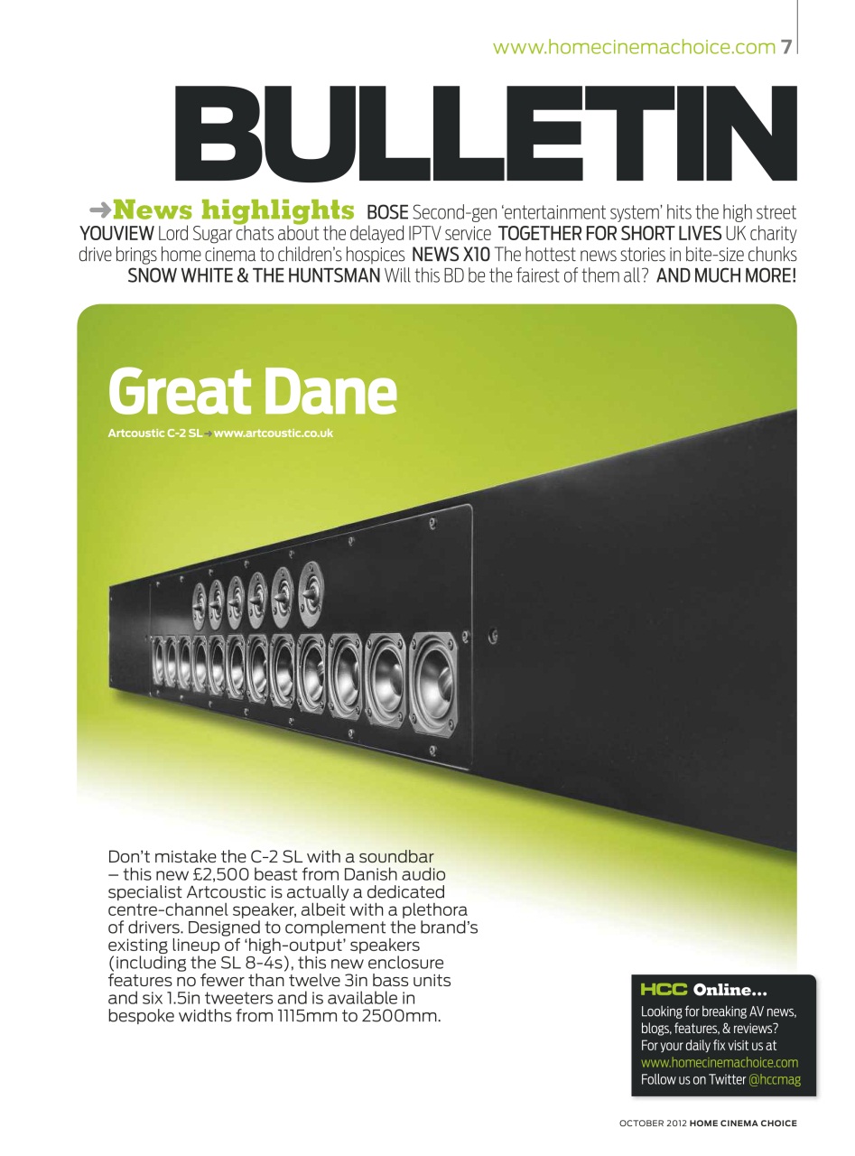 Home Cinema Choice Preview Pages