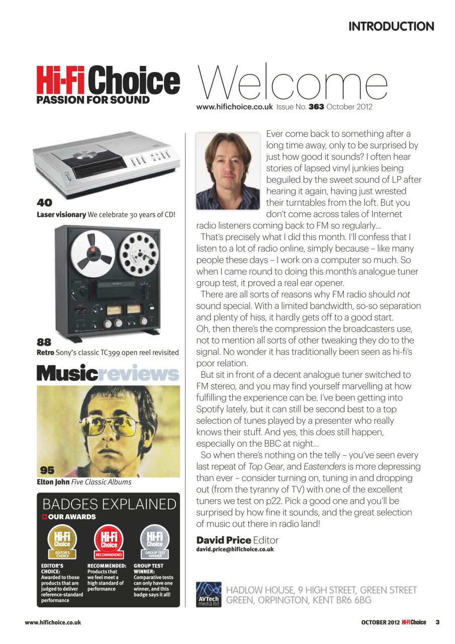 Hi-Fi Choice Preview Pages