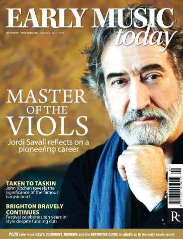 Early Music Today issue Early Music Today Sep-Nov 2012