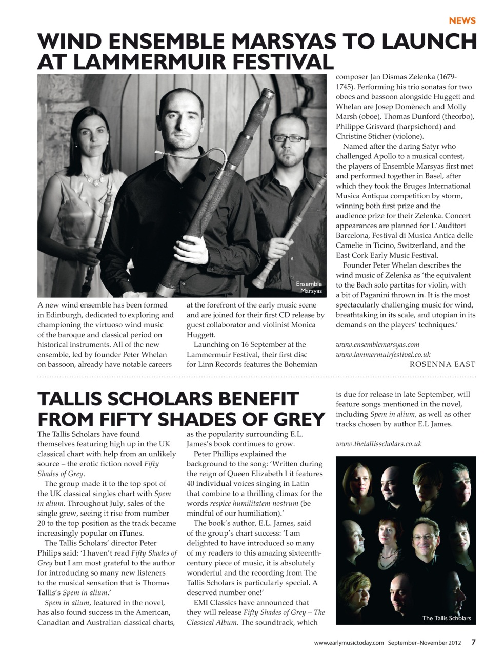 Early Music Today Preview Pages