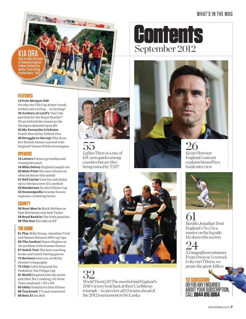 The Cricketer Magazine Preview Pages