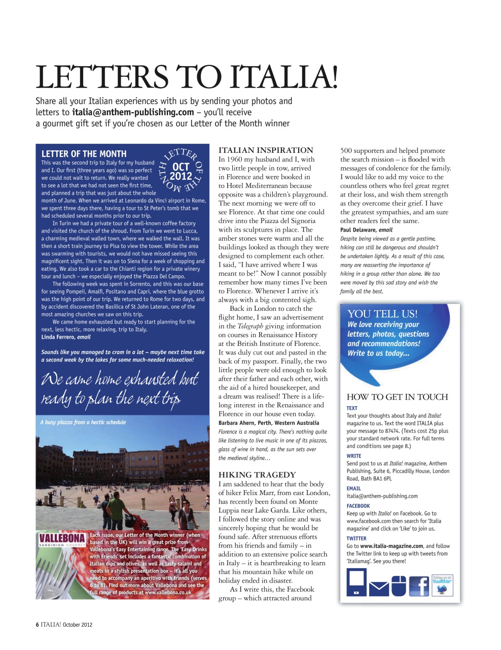 Italia! Preview Pages