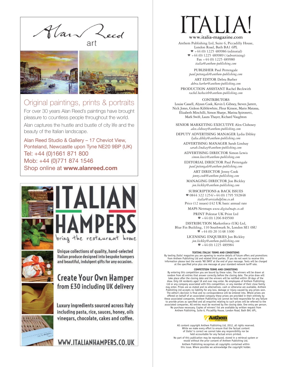 Italia! Preview Pages