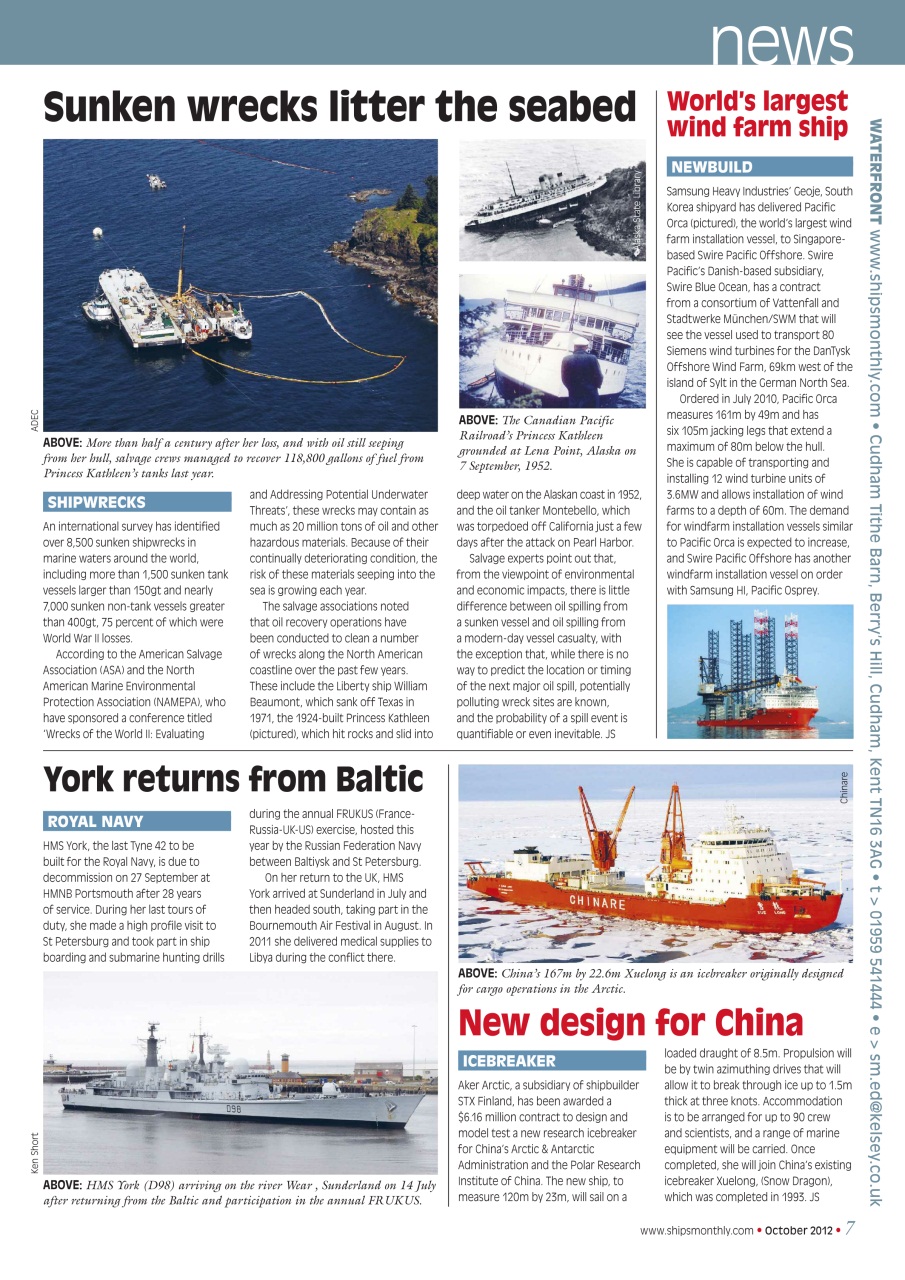 Ships Monthly Preview Pages