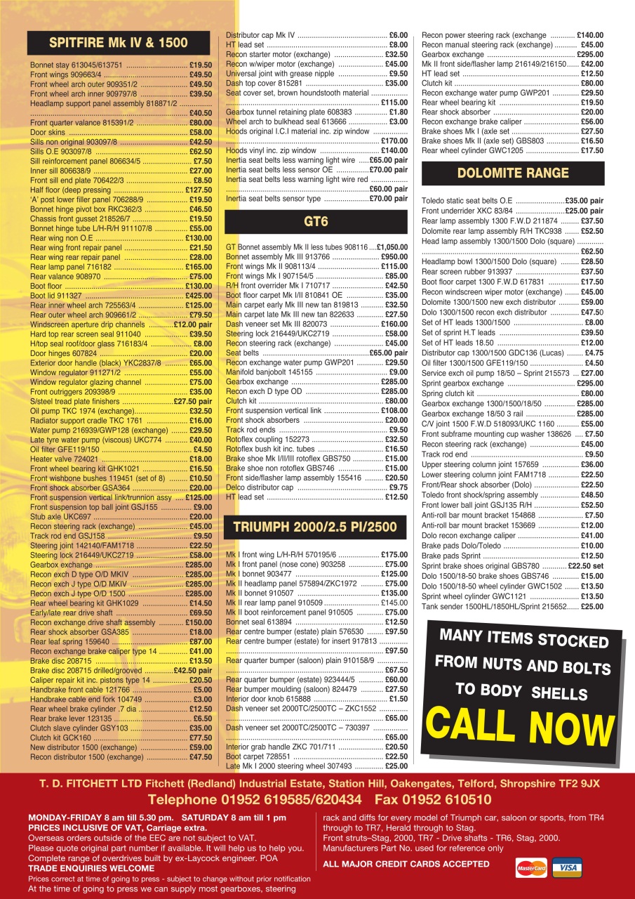 Triumph World Preview Pages