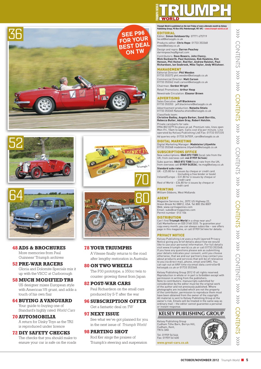 Triumph World Preview Pages