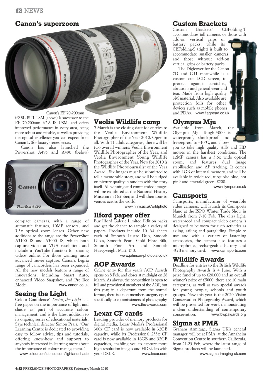 f2 Cameracraft Preview Pages