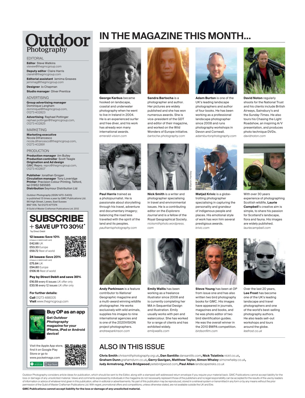 Outdoor Photography Preview Pages