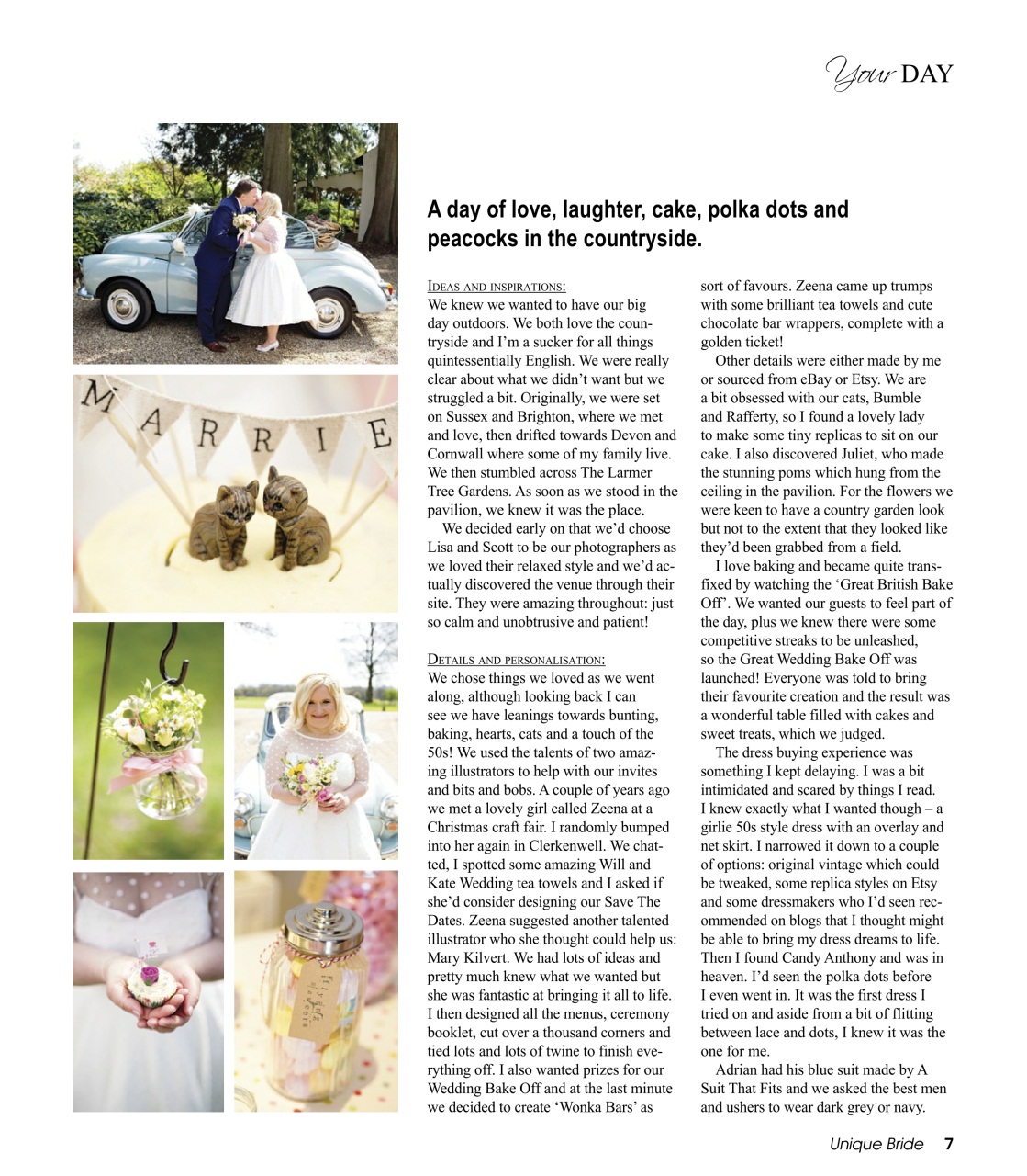 Unique Bride Preview Pages