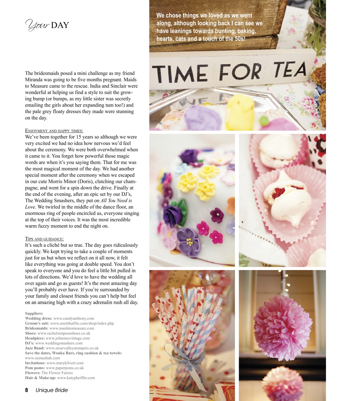 Unique Bride Preview Pages