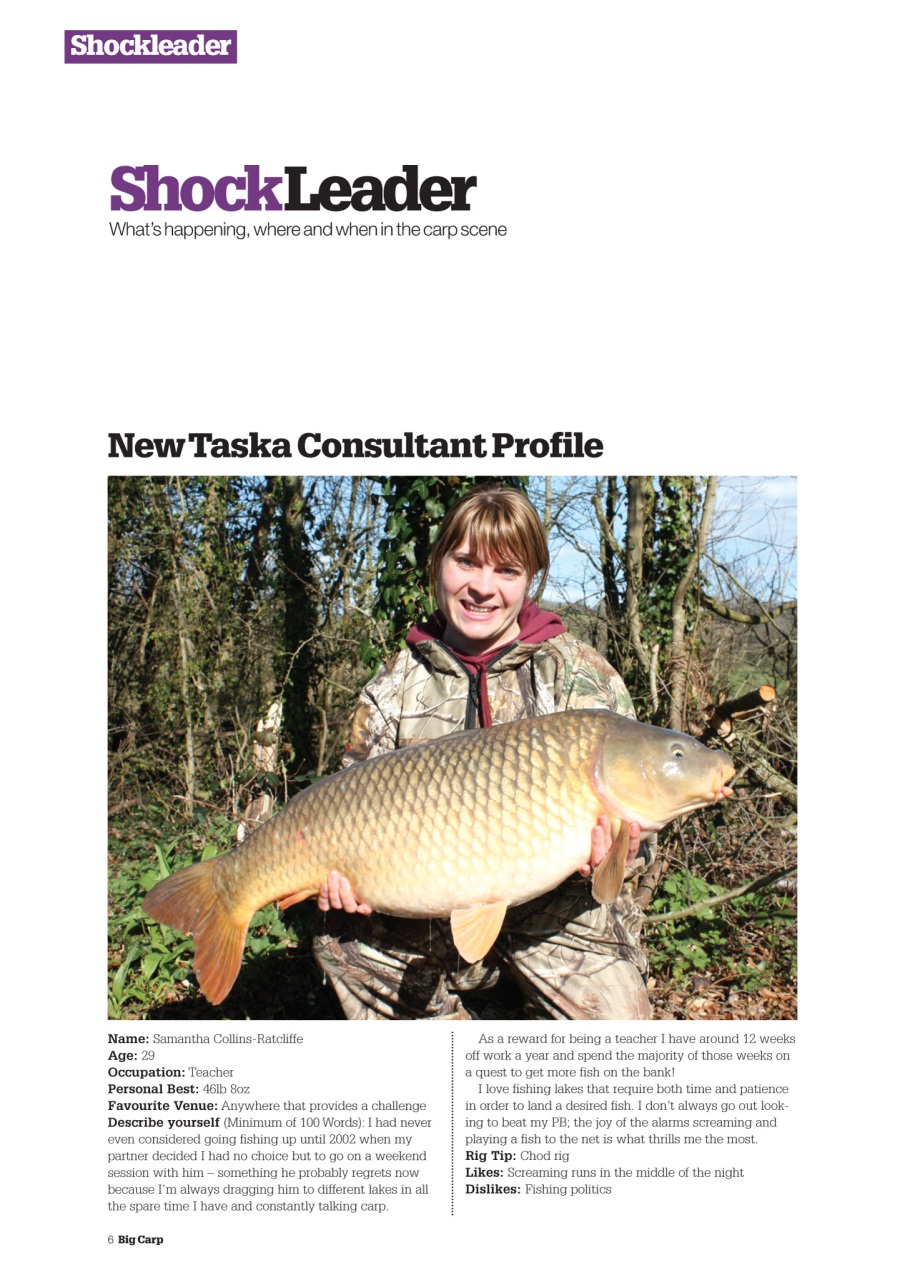 Big Carp Magazine Preview Pages