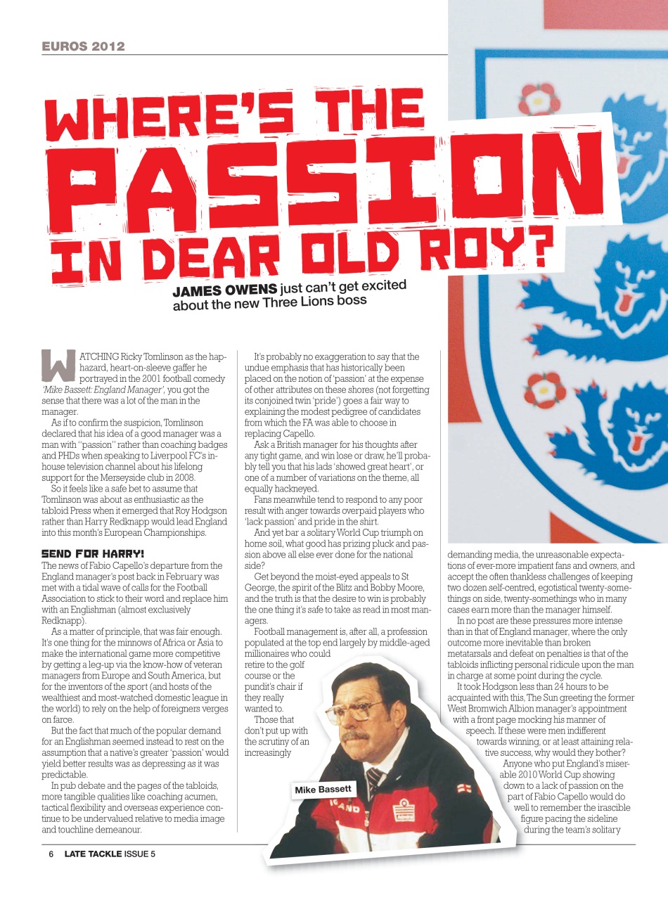 Late Tackle Football Magazine Preview Pages