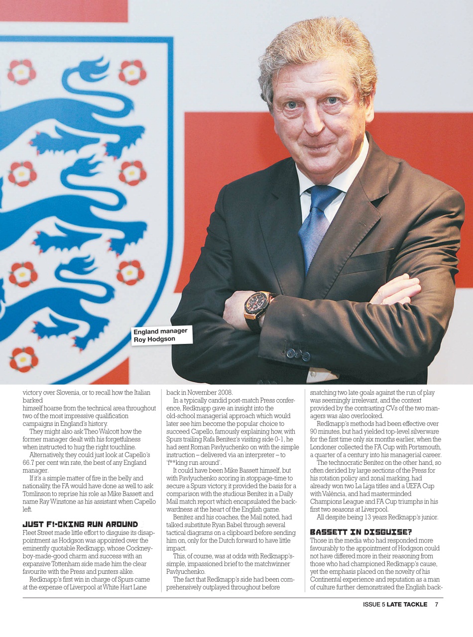 Late Tackle Football Magazine Preview Pages