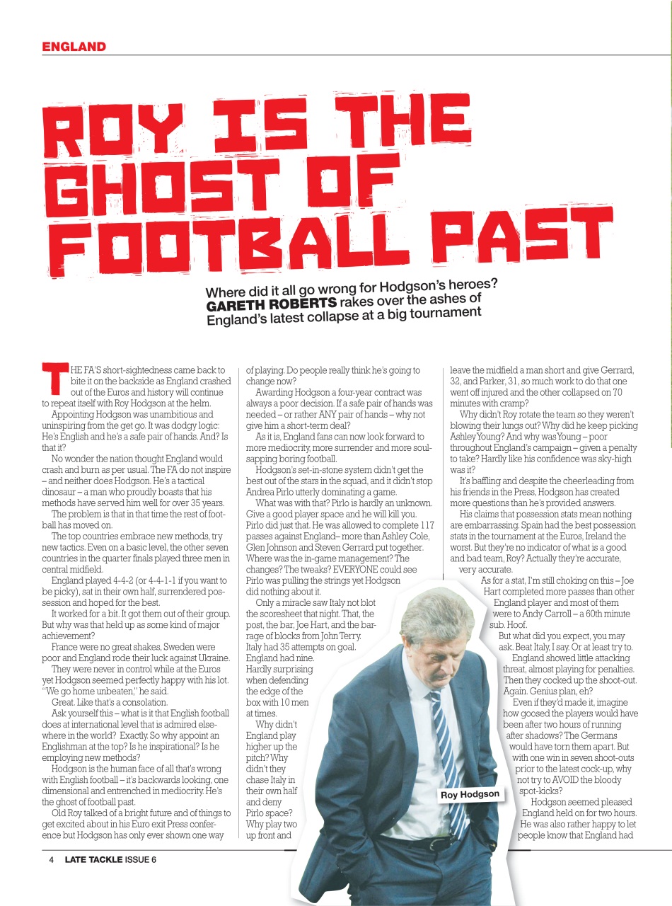 Late Tackle Football Magazine Preview Pages