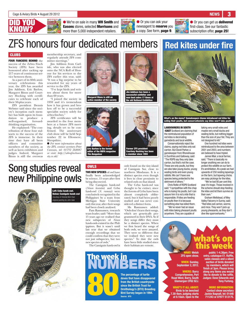 Cage & Aviary Birds Preview Pages