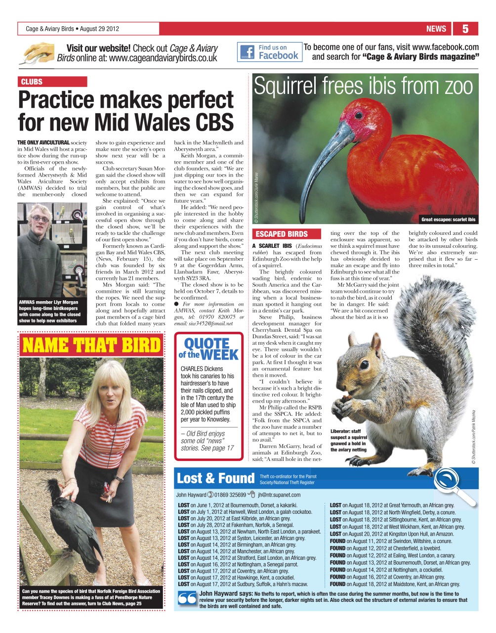 Cage & Aviary Birds Preview Pages