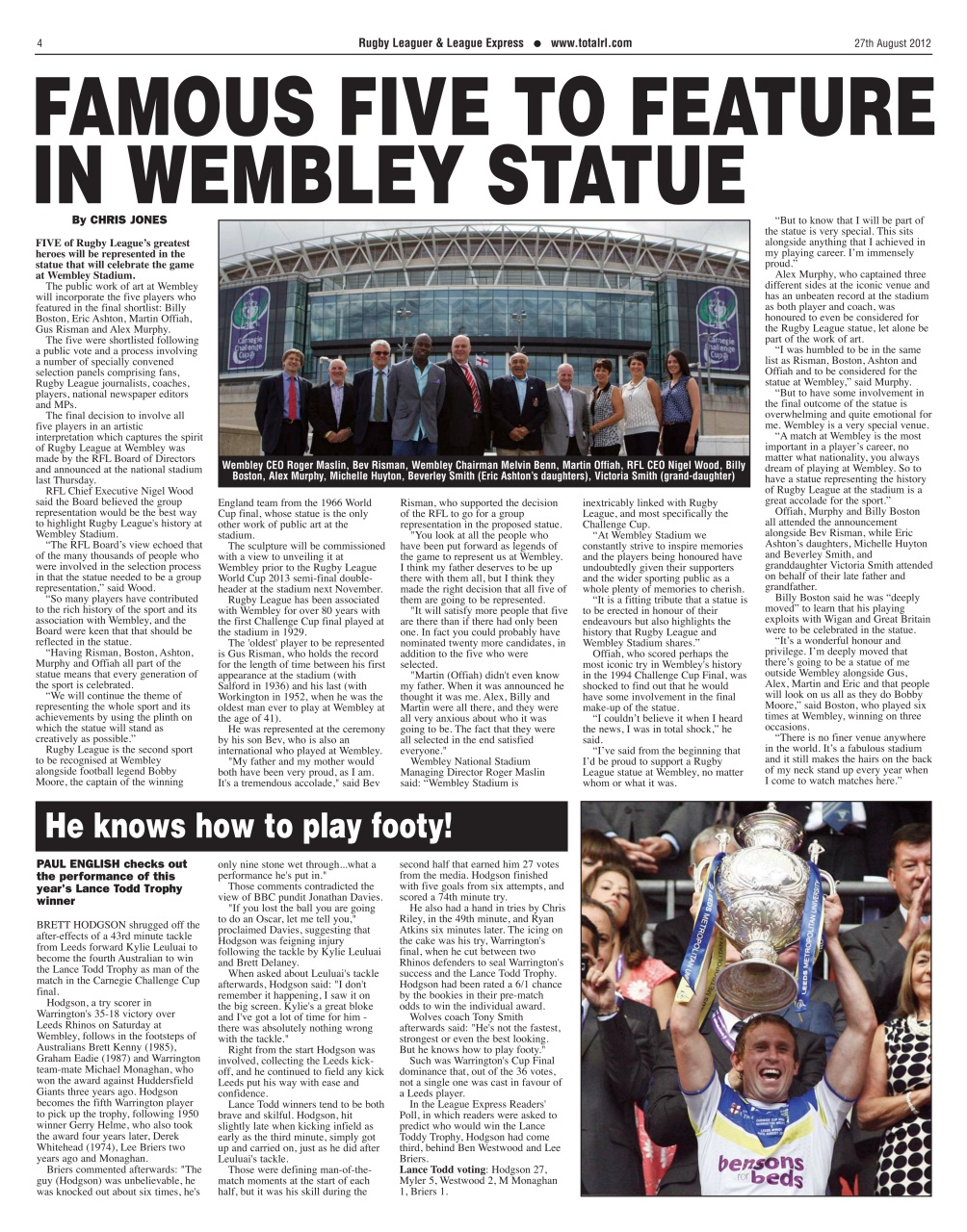 League Express Preview Pages