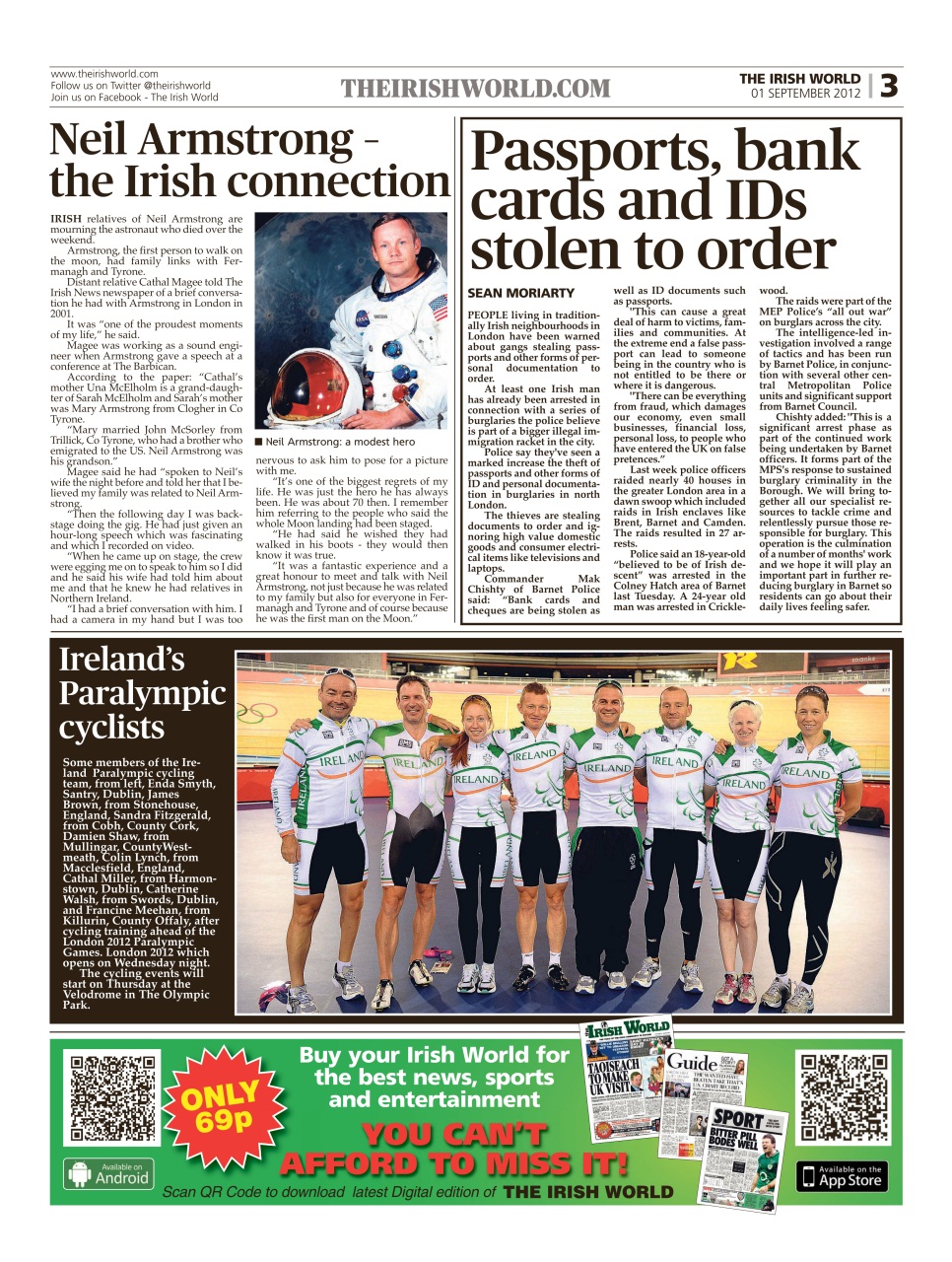 Irish World Preview Pages